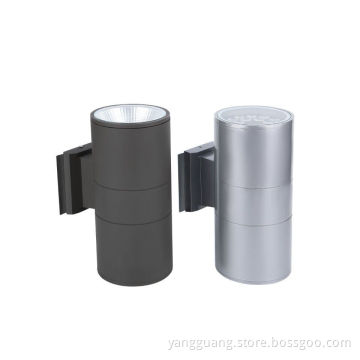 Up and down lights 2*9W(Total wattage is 18W) 6000K one high power IP65 LED outdooe fixture